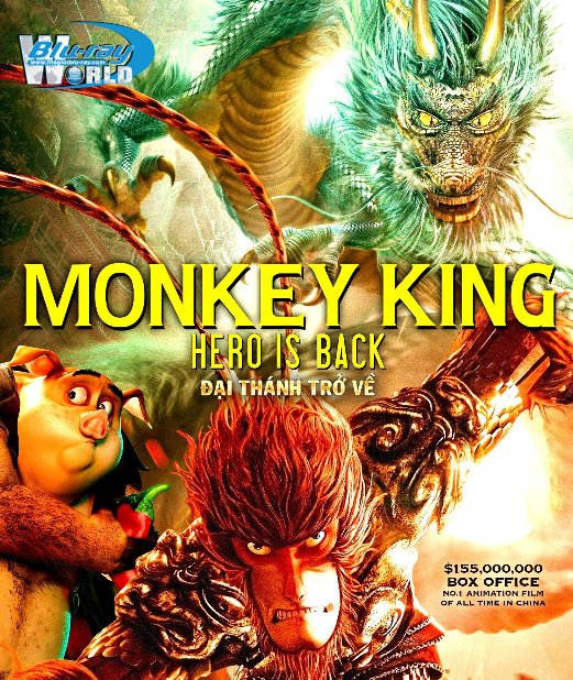B3506. Monkey King: Hero Is Back 2018 -  ĐẠI THÁNH TRỞ VỀ 2D25G (DTS-HD MA 5.1) 